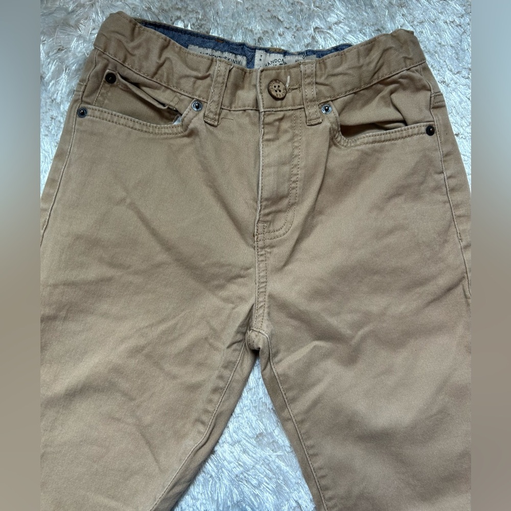Kids size 12 Lucky Brand Super soft material khakis.  Excellent condition. - Picture 3 of 8